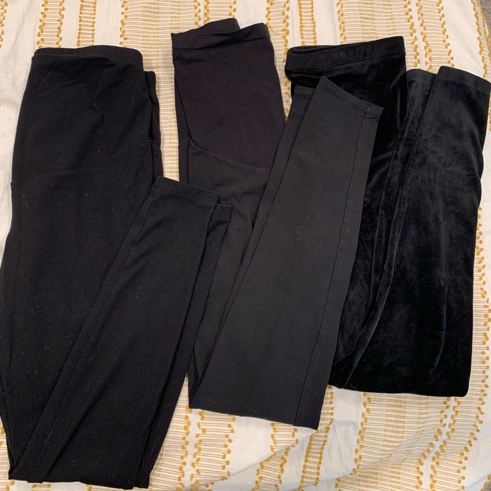 Set of 4 maternity leggings - S